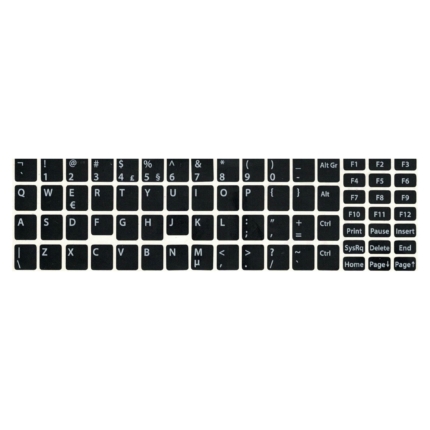 AUTOCOLANTES TECLADO UK (VINIL DE ALTA QUALIDADE)