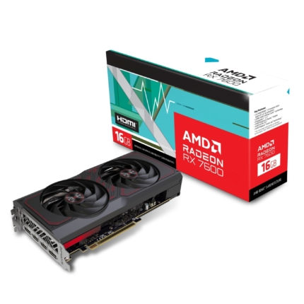 PLACA GRÁFICA AMD RX 7600 8GB GDDR6 2xHDMI+2XDP - NOVO