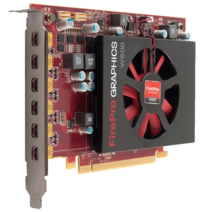 PLACA GRÁFICA AMD FIREPRO W600 2GB 6xMINI DP
