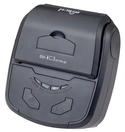 IMPRESSORA PORTATIL TÉRMICA BIRCH BM-iC3 PRETA BT 4.0+USB+WIFI C/ BOLSA (BRC) - NOVO