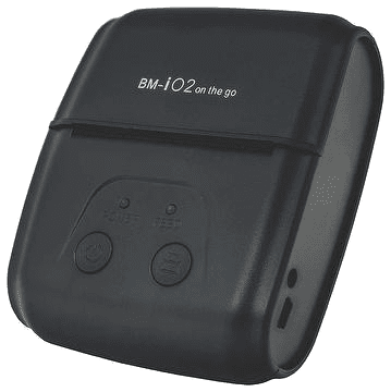 IMPRESSORA PORTATIL TÉRMICA BIRCH BM-i02B PRETA BT+USB C/ BOLSA (BRC) - NOVO