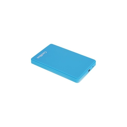 CAIXA DISCO EXTERNO 2.5'' SATA USB 3.0 COOLBOX AZUL CLARO