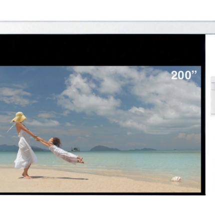NAPOFIX ELECTRIC SCREEN 400X300 200 INCH WITH FRAME - E43-4080