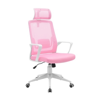 MARS GAMING MGC ERGOLITE ERGONOMIC GAMING CHAIR, BREATHABLE MESH BACKREST, STEEL, PINK