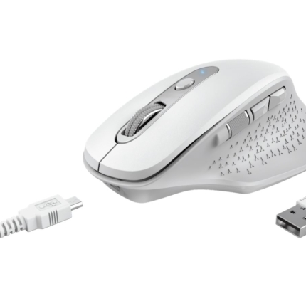 TRUST OZAA RECHARGEABLE MOUSE WHITE - 24035