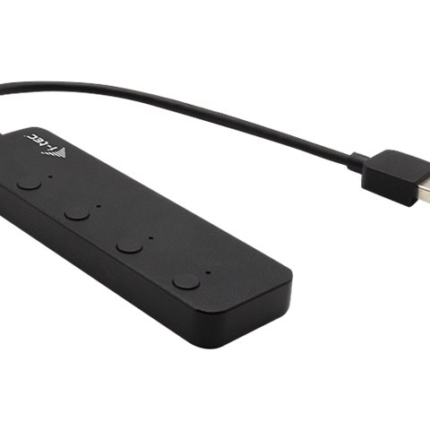 Hub i-tec USB 3.0 4 portas com interruptor individual On/Off - Metal