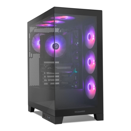 NOX HUMMER GLOCK FRAMELESS GLASS MID TOWER BLACK CASE