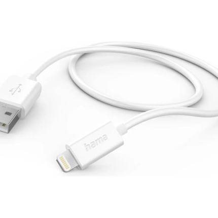 HAMA LIGHTNING DATA CABLE, 1.0 M, WHITE - 00201579