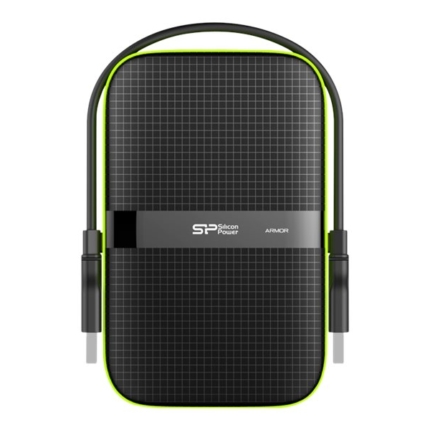 SILICON POWER External HDD Armor A60 2.5inch 2TB USB 3.0 IPX4 Black