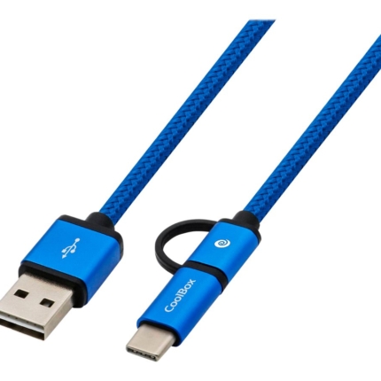 COOLBOX CABLE MULTIUSB MICRO/C GRAY