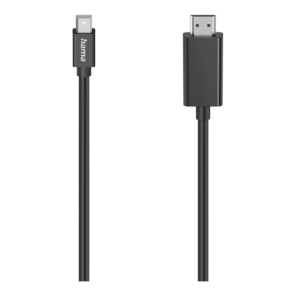 HAMA HDMI TO MINI DISPLAYPORT CABLE, ULTRA-HD 4K, 1.5 M - 200711