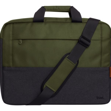 TRUST LISBOA 16INCH ECO-FRIENDLY LAPTOP BAG - GREEN