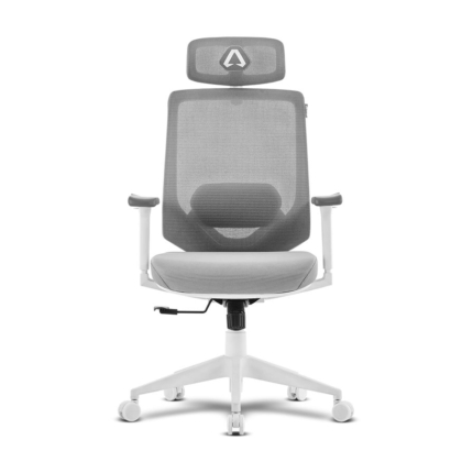 ALPHA GAMER STELLA WHITE / GREY CHAIR MESH