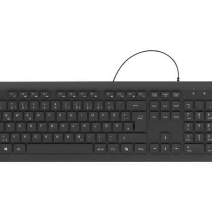 HAMA KZ-600 WATERPROOF WIRED KEYBOARD, BLACK