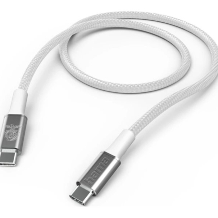 HAMA BENFICA FABRIC USB-C TO USB-C CABLE, 2M