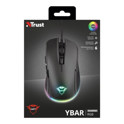 TRUST GXT922 YBAR GAMING ECO MOUSE - 24729