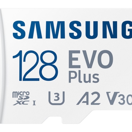 SAMSUNG EVO PLUS microSD 128GB 2024 incl. SD Adapter memory card UHS-I U3 Full HD and 4K UHD 160 MB/s read
