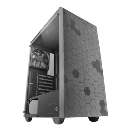MARS GAMING MC-Q3 ATX PC CASE, DOUBLE MAGNETIC ANTI-DUST TOP + FRONT MESH, BLACK