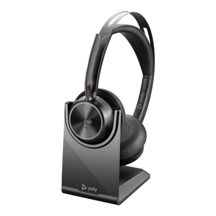 HP Poly Voyager Focus 2 Microsoft Teams Certified USB-C Headset +USB-C/A Adapter + Charging Stand No localization
