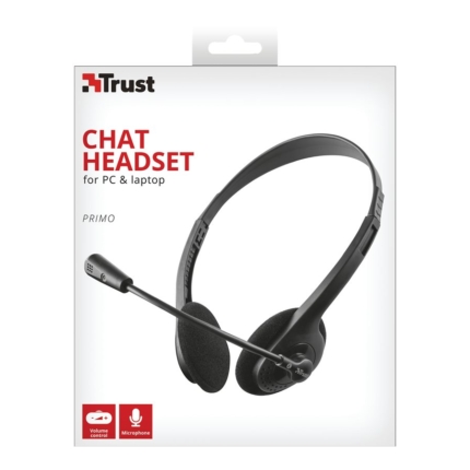 TRUST PRIMO Chat Headset for PC &laptop