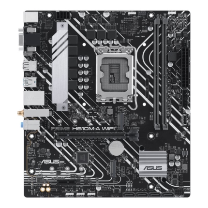 ASUS PRIME H610M-A WIFI LGA1700 microATX 2DDR5 1xHDMI 1xDP 1xD-Sub 4xSATA 2xM.2