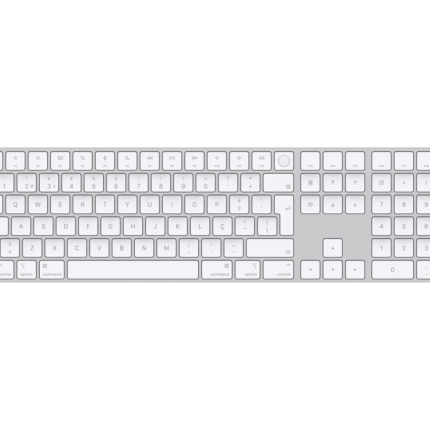 APPLE Magic Keyboard with Touch ID and Numeric Keypad for Mac models with Apple silicon - Portuguese - White Keys
