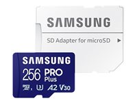 SAMSUNG PRO Plus microSD 256GB UHS-I U3 Full HD 4K UHD 180MB/s Read 130MB/s Write Memory Card Incl SD-Adapter 2023