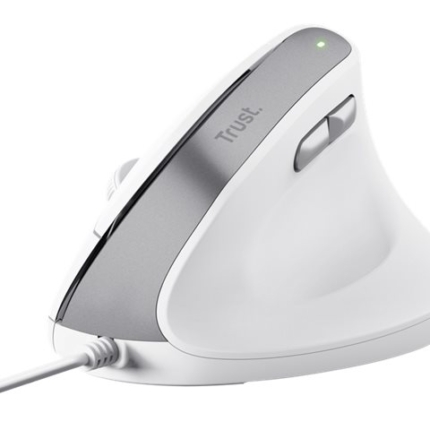 TRUST ERGONOMIC WIRED BAYO II MOUSE WHITE - 25397