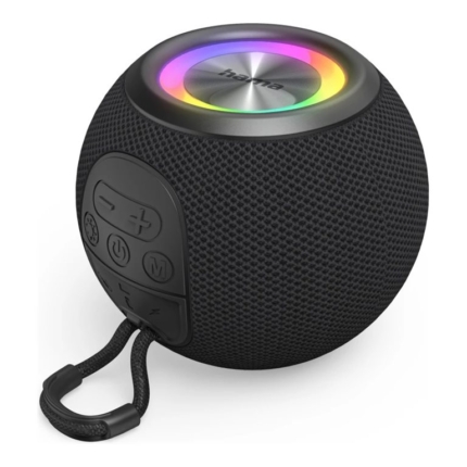 HAMA BALL SHAPE BLUETOOTH SPEAKER, 5 LIGHT MODES, 5W, BLACK