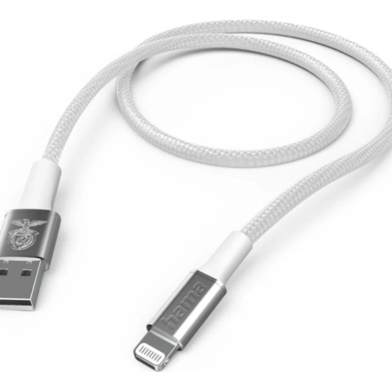 HAMA BENFICA FABRIC LIGHTNING TO USB-A CABLE, 2M