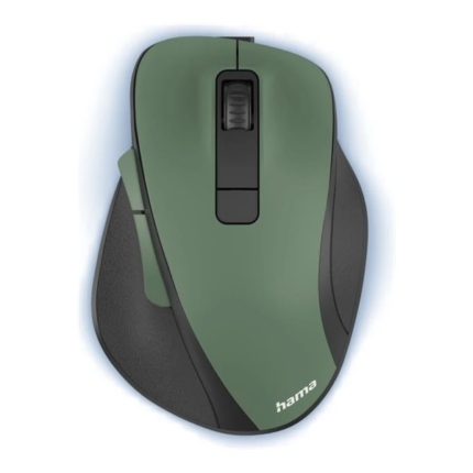 HAMA MW-500 V2 WIRELESS 6-BUTTON MOUSE WITH BATTERY, USB-C, GREEN - 173035