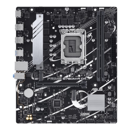 ASUS PRIME B760M-R D4 LGA1700 2xDDR4 4xSATA 2xM.2