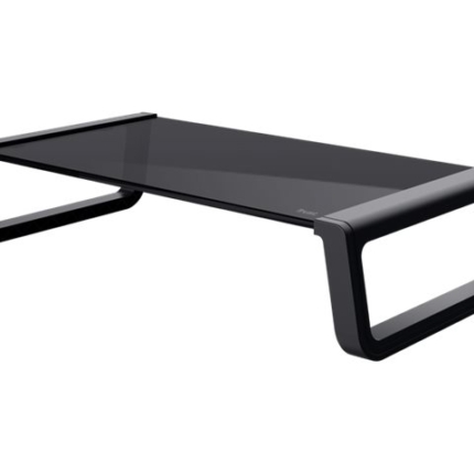 TRUST MONTA GLASS MONITOR STAND BLK
