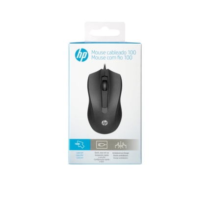 HP 100 BLK WRD Mouse