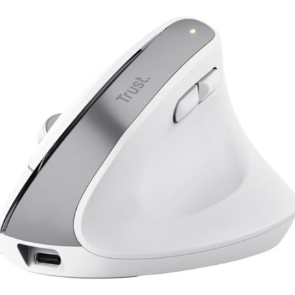 TRUST ERGONOMIC MULTIDEVICE WIRELESS BAYO+ MOUSE WHITE - 25399