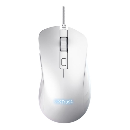 TRUST GAMING GXT924W YBAR+ MOUSE, WHITE - 24891