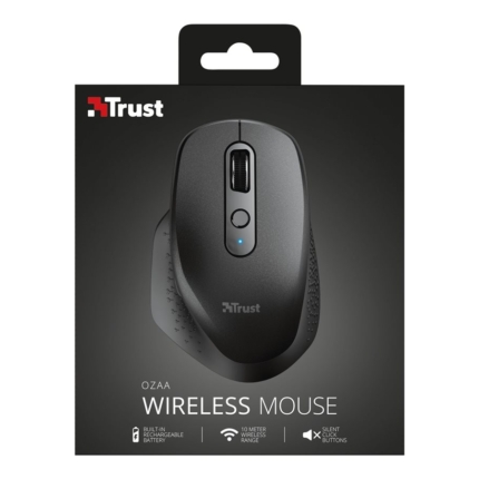 TRUST OZAA COMPACT WIRELESS MOUSE BLK