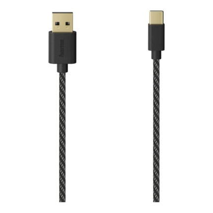 HAMA USB-C MESH CABLE, 1.50 M, 24 PCS