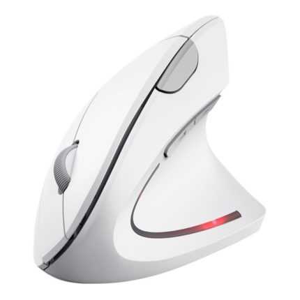 TRUST VERTO ERGONOMIC WIRELESS MOUSE - WHITE
