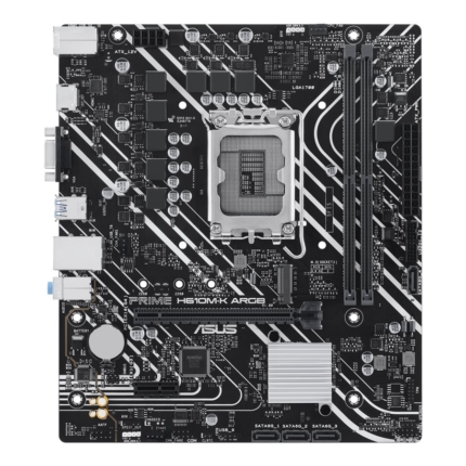 ASUS PRIME H610M-K ARGB LGA 1700 2DDR5 microATX 4xSATA MB 1xHDMI 2.1 1xD-Sub 1xM.2