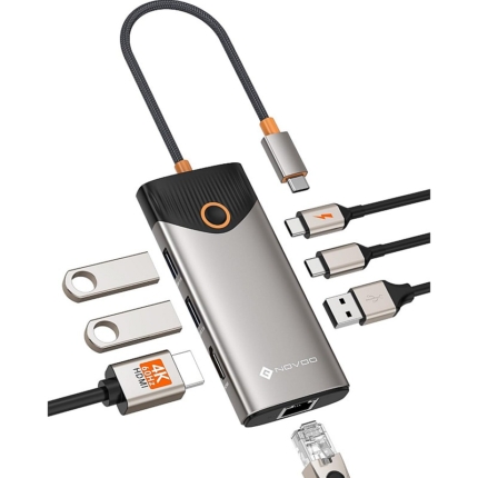 DOCK USB 7-IN-1 | HDMI | ETHERNET | USB-C | USB-A