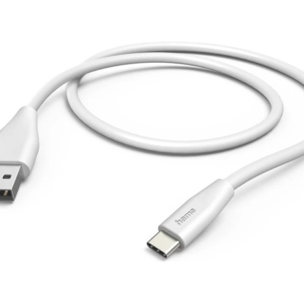 HAMA CHARGING CABLE USB-A - USB-C 1.5 M WHITE