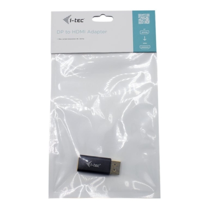 I-TEC adapter DisplayPort to HDMI resolution 4K / 60 Hz gold-plated DP connector