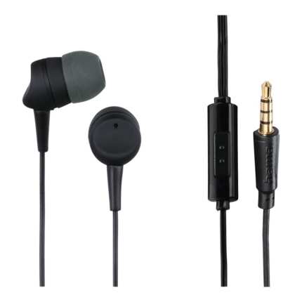 HAMA KOOKY EARPHONES, BLACK - 00184139