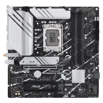 ASUS PRIME B760M-A WIFI D4 LGA 1700 4xDDR4 microATX 4xSATA MB 1xHDMI 2.1 1xDP 1.4 1xD-Sub 2xM.2