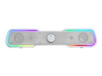 MARS GAMING MSBXW RGB SOUNDBAR 10W USB, JACK + BLUETOOTH 5.0, DYNAMIC RGB, WHITE